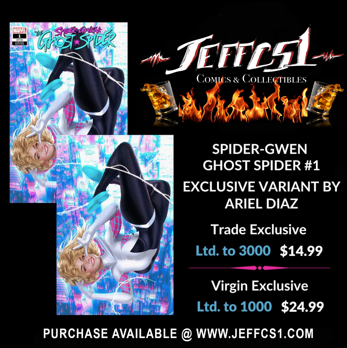 SPIDER-GWEN THE GHOST-SPIDER #1 (PRESALE 5/22/2024) TRADE & VIRGIN SET BY ARIEL