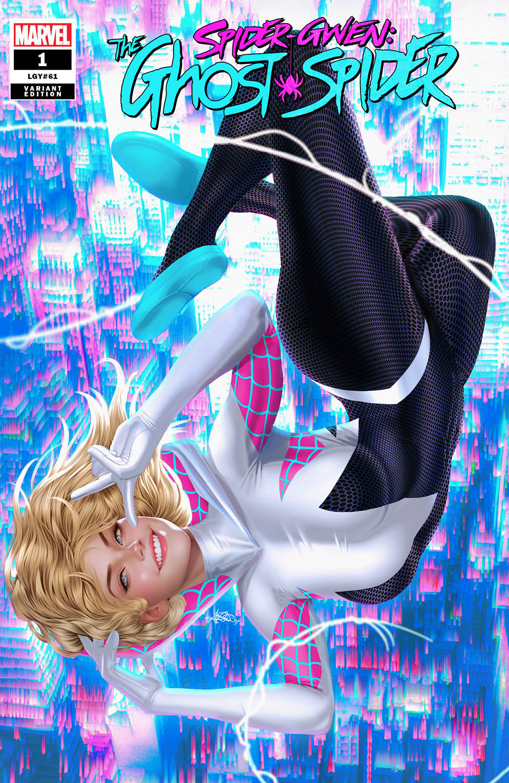 SPIDER-GWEN THE GHOST-SPIDER #1 TRADE DRESS BY ARIEL DIAZ